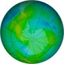 Antarctic Ozone 2012-06-22